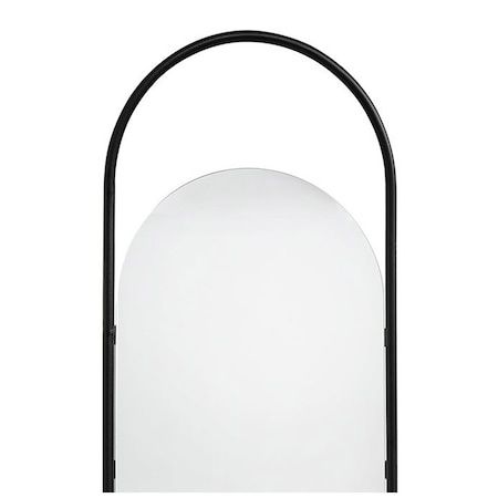 Стенно елипсовидно огледало с метална рамка