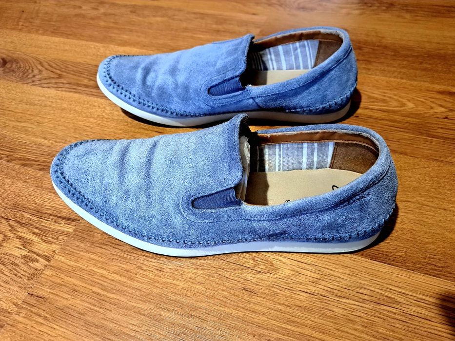 Обувки Clarks естествен велур 43