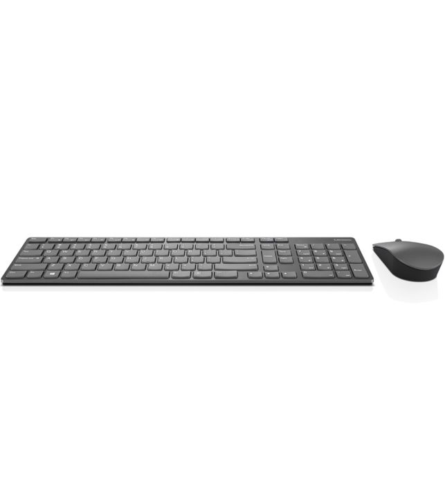 NOU Kit Tastatura + Mouse Lenovo Professional Ultraslim, Negru