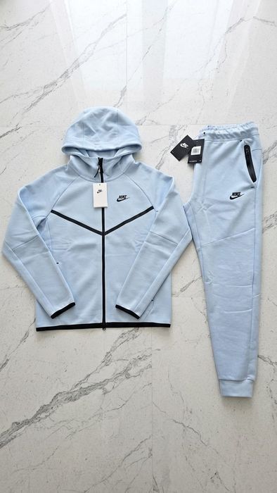 Trening Nike Tech Fleece Blue - Set Complet