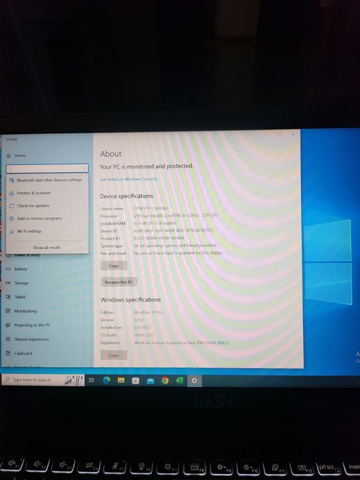 Laptop MSI (ms-1sh1)
