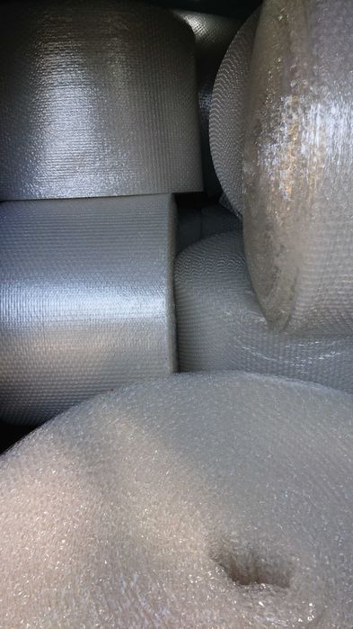 Folie cu bule transparenta pe rola.