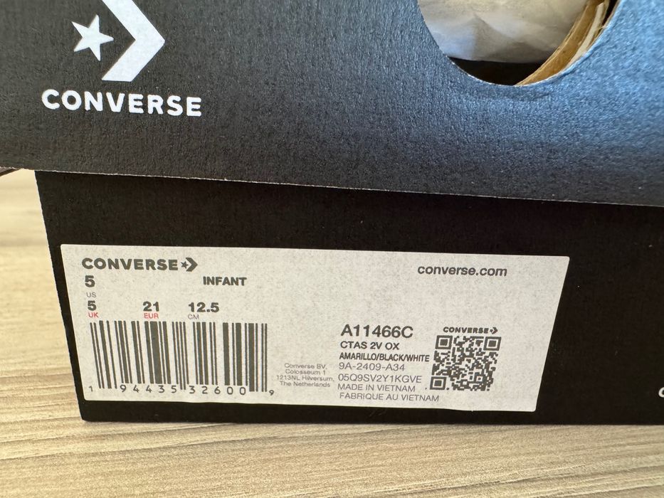 Бебешки кецове Converse