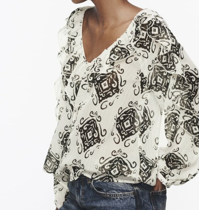 Bluze vaporoase Zara mărime M, L nou