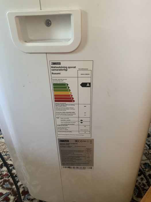 Мобильный кондиционер 12 тали zanussi 1 oy uzogi iwlagan yengide