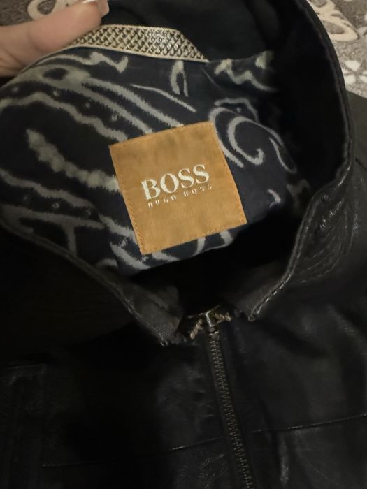 Кожено яке Hugo Boss