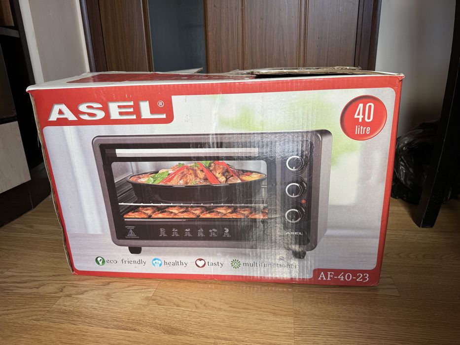 Електрическа настолна фурна AF-40-23 червена