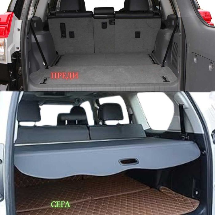 Щора за багажник на TOYOTA LAND CRUISER (150) 2010 -20 (НОВА) 7-местна