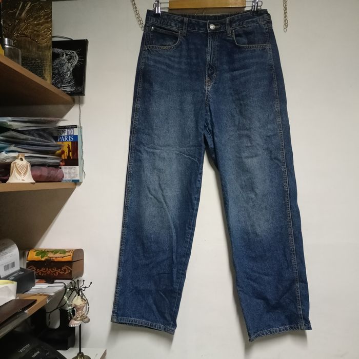 Blugi baggy talie ajustabila