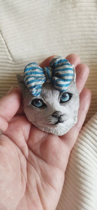 Брошь Кошка Лу-Лу