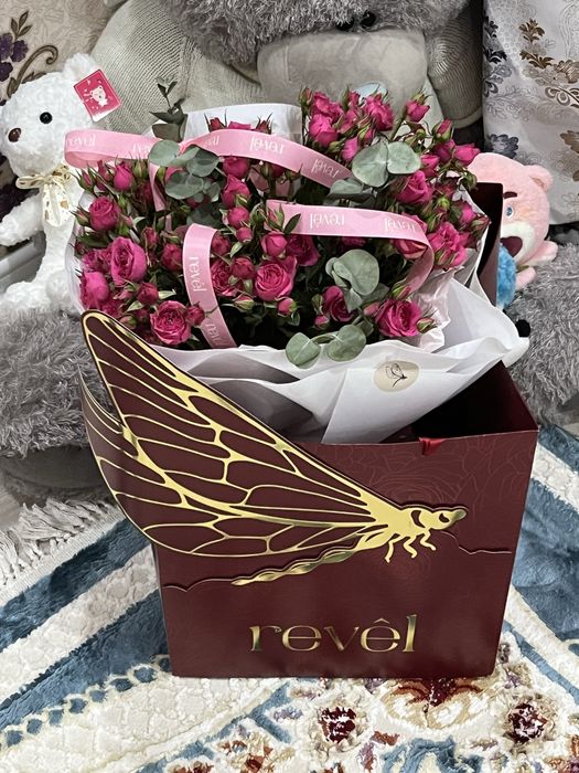 Букет revel свежий кешкі 7де келді жап жана