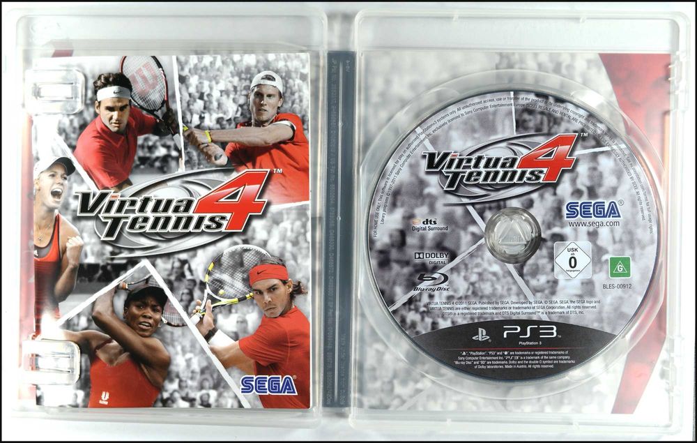 Virtua Tennis 4 PS3 original PlayStation 3