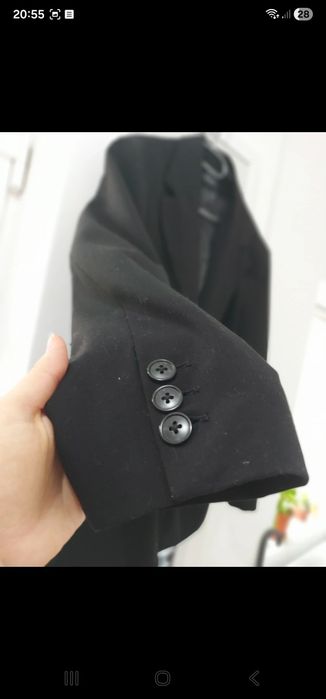 Sacou negru damă XL