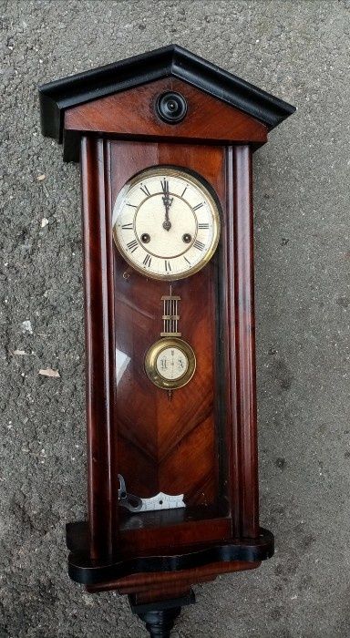 Pendula, ceas de perete antic perioada anilor 1900 inceput cu întoarce