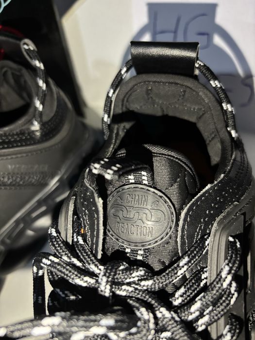 Adidasi Versace Chain Reaction negri(CALITATE SUPERIOARA,MARIMEA 41)