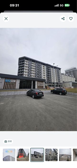 Продаю свою 1/3/10 ЖК Мавсум новостройка