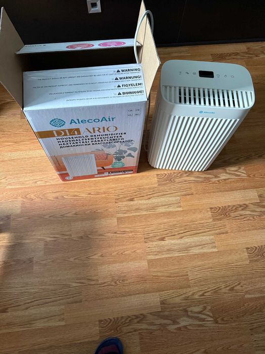 Dezumidificator si Purificator AlecoAir D14 ARIO 12 l , WiFi, Lampa UV-C, Ionizare, TRUE HEPA Carbon, Uscare Rufe