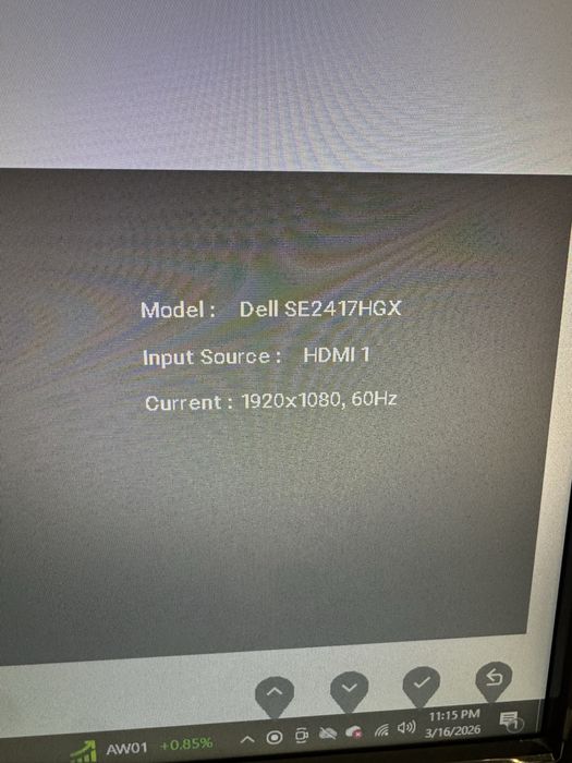 Monitor Dell 24 inch fullhd