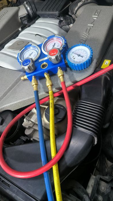 Заправка авто кондиционера.