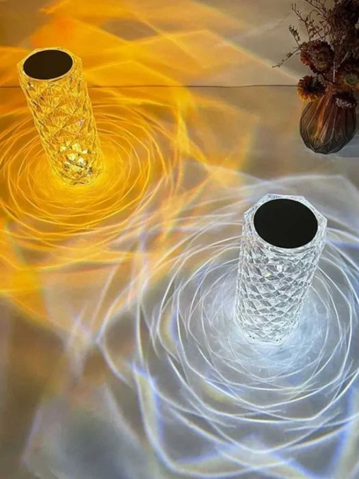 Кристаллический светодиодный светильник с пультом