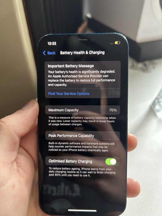 Iphone 12 с повреда