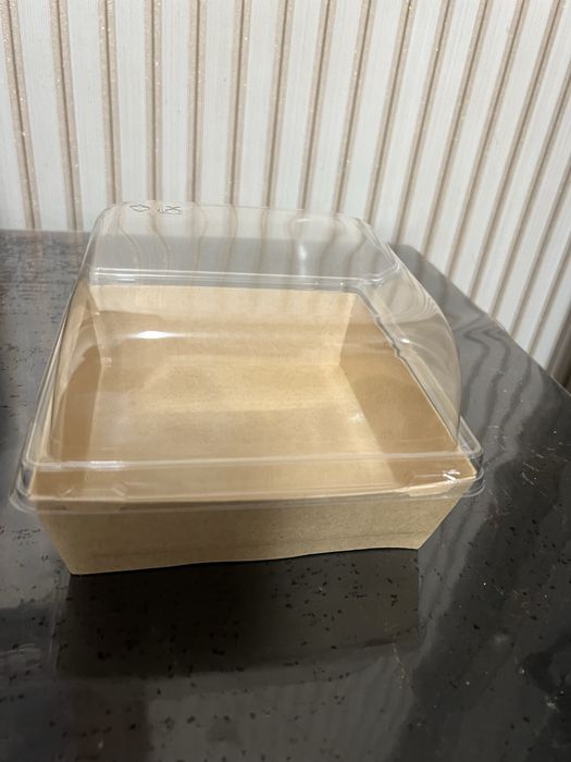 Одноразовая посуда картонная, box