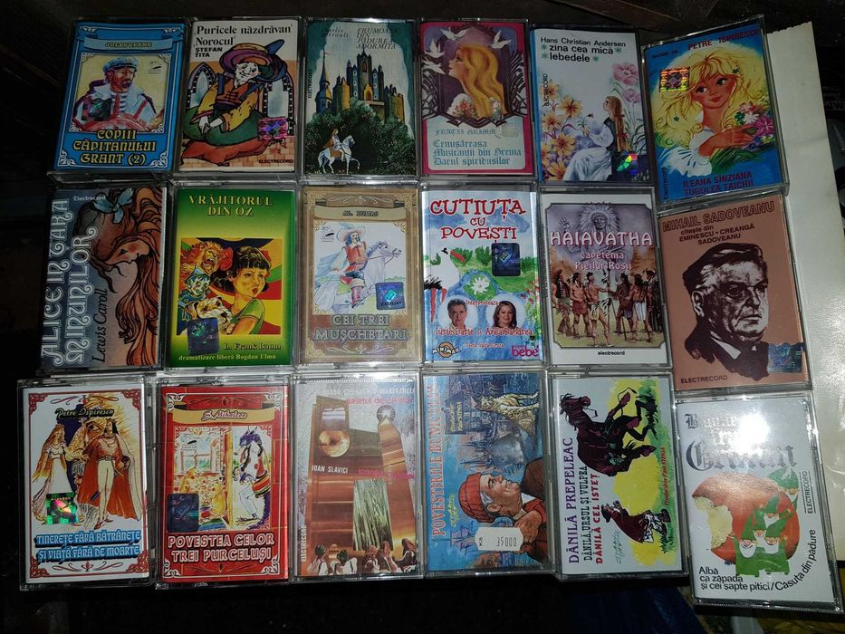 CASETE Audio Discuri Vinyl Muzica Usoara Pop Rock Romaneasca Povesti