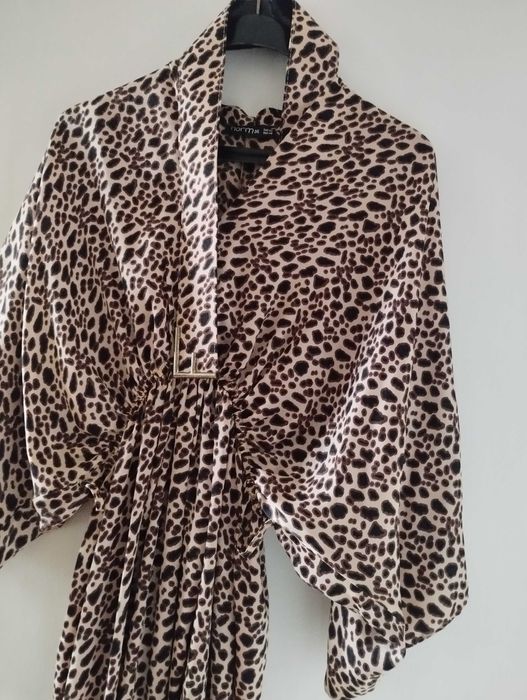 Рокля с животински принт по модел на Dolce and Gabbana