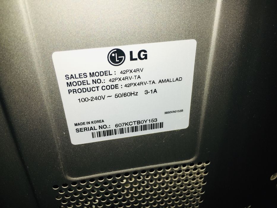 Плазменный телевизор LG (Корейской сборки) MADE IN KOREA для ОАЭ