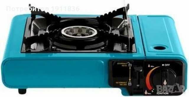 Преносим газов котлон комбиниран 2200w с пиезо запалване в куфар