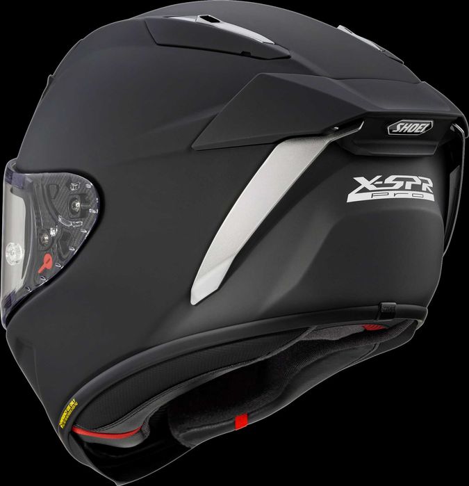 Каска Shoei X-SPR Pro черна мат/гланц бял гланц Мото Мотор