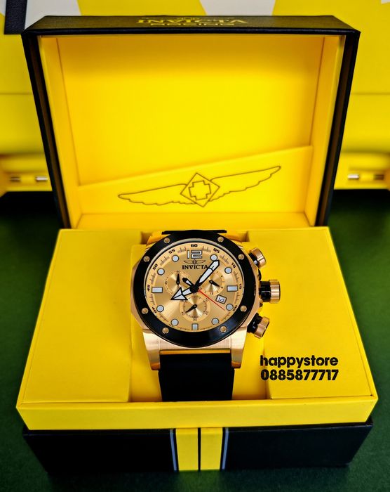 INVICTA Sea Hunter black 54 mm, Инвикта нов ръчен часовник