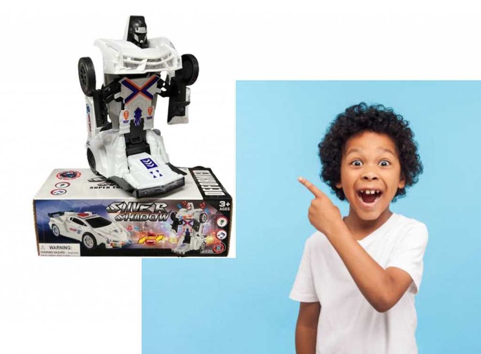 Полицейски трансформер – Бяла кола