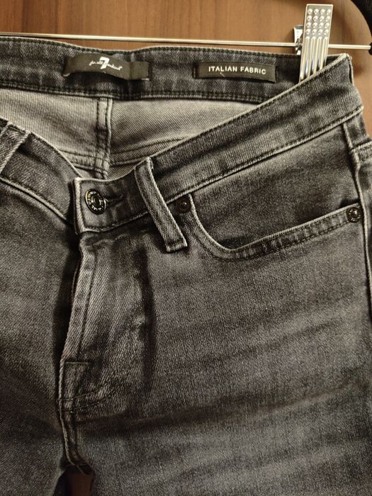 Blugi dama gri 7 for all Mankind, purtați o singura data