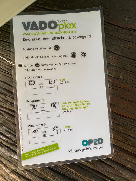 Vadoplex aparat de terapie cu impulsuri vasculare