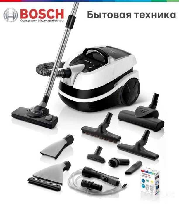 Серия 4 Пылесос для сухой и влажной уборки Bosch BWD421PRO