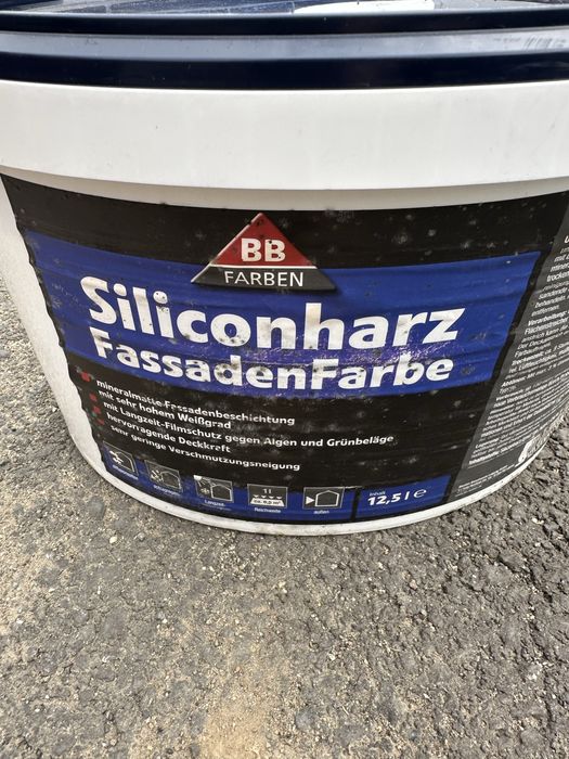 Vopsea lavabila siliconata pentru fatade 12,5 l import Germania