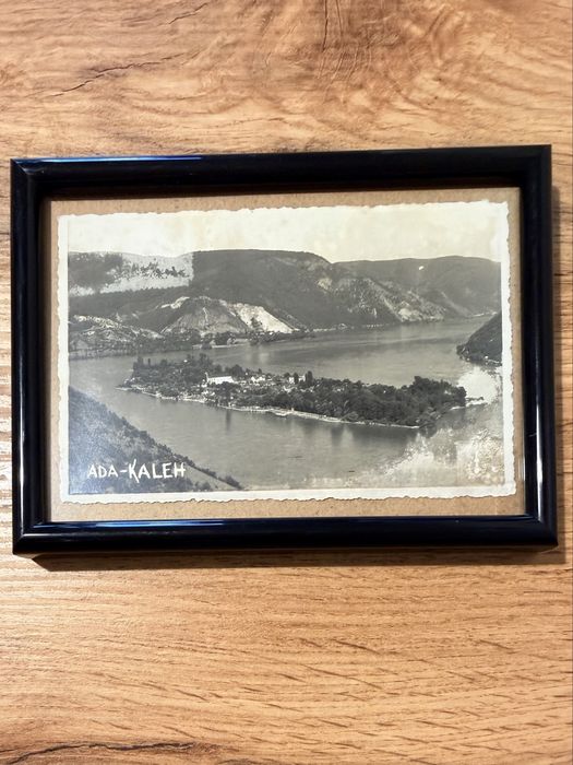 Carte Postala cu Insula scufundata Ada Kaleh (1937)