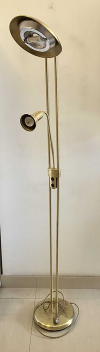 Лампа стояща ( подова) от месинг - работеща