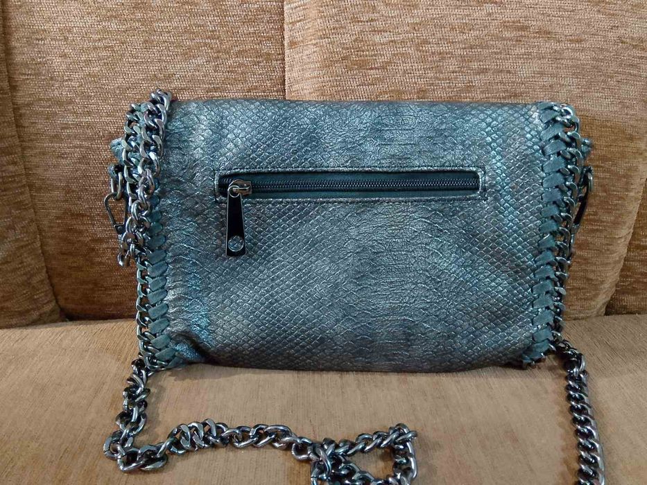 Дамска сива чанта