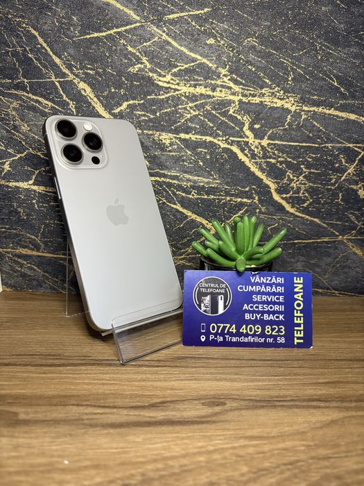 Iphone 15 Pro Max 256 Gb / Garantie 2 ani Centrul de Telefoane / Rate