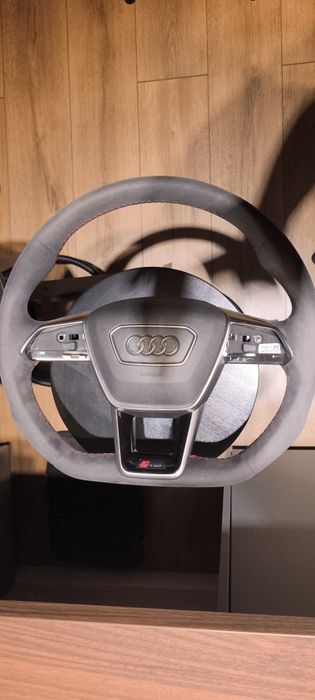 Оригинален Audi RS Q8 OEM волан Alcantara Flat Bottom – 4M0 419 091 T