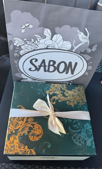 Set SABON – ulei duș, body milk, cremă mâini