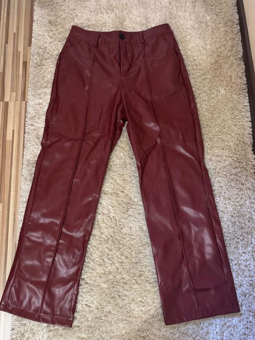 Дамски кожени панталони Shein