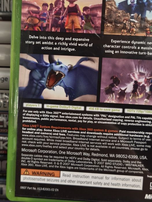 Joc/jocuri Blue dragon Xbox360/Xbox One
