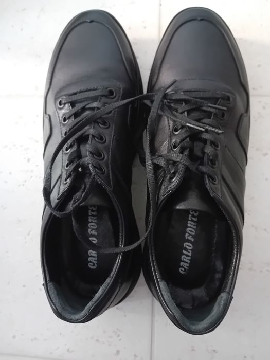 Кожени обувки Карло Фонте
