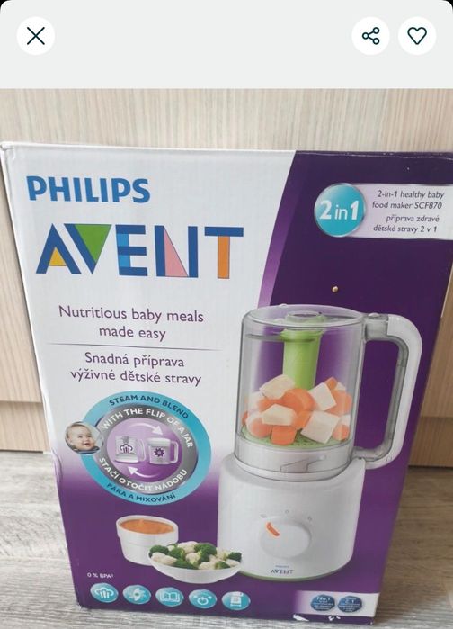 Vand Philips Avent Aparat de aburi și blender
