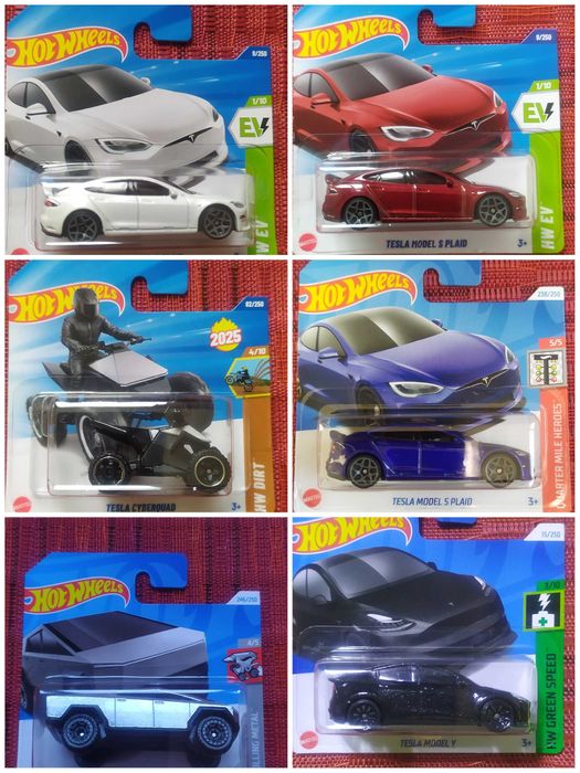 Hot Wheels / Matchbox Tesla