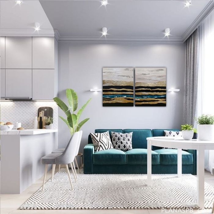 Картина в наличии.  Диптих  "полосы"