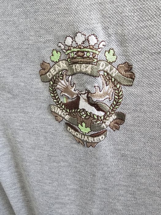 DSQUARED2 тениска с бродерия